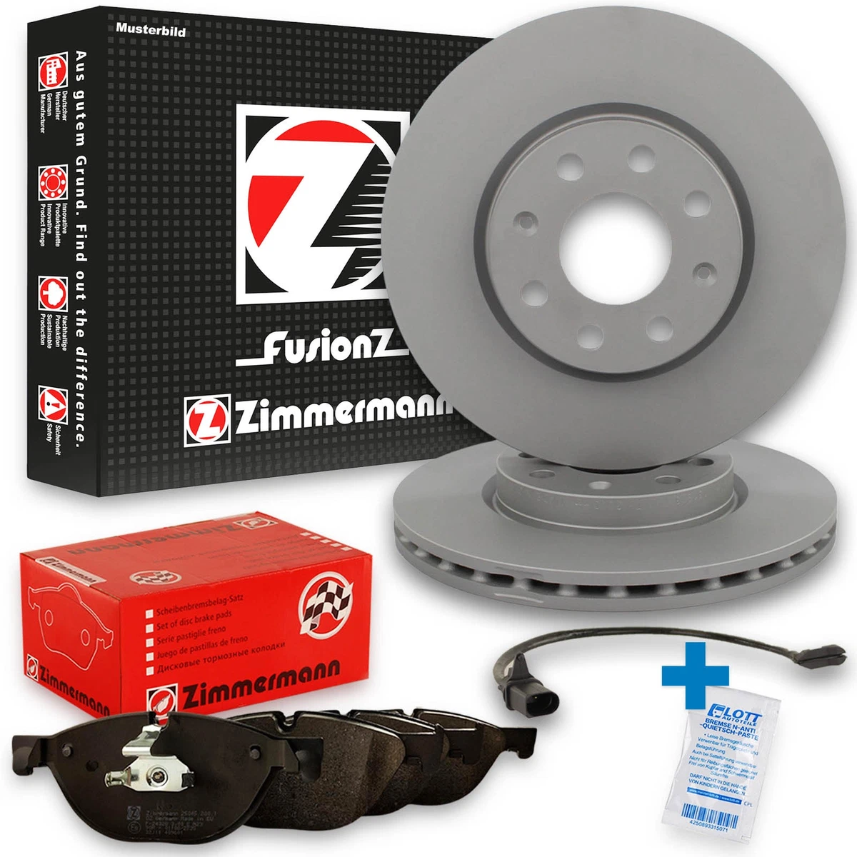 Otto-Zimmermann гальмівні диски та колодки для BMW 6 Gran Tu Otto-Zimmermann гальмівні диски та колодки для BMW 6 Gran Tu